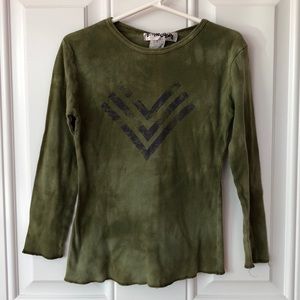 Girls long sleeve army tee
